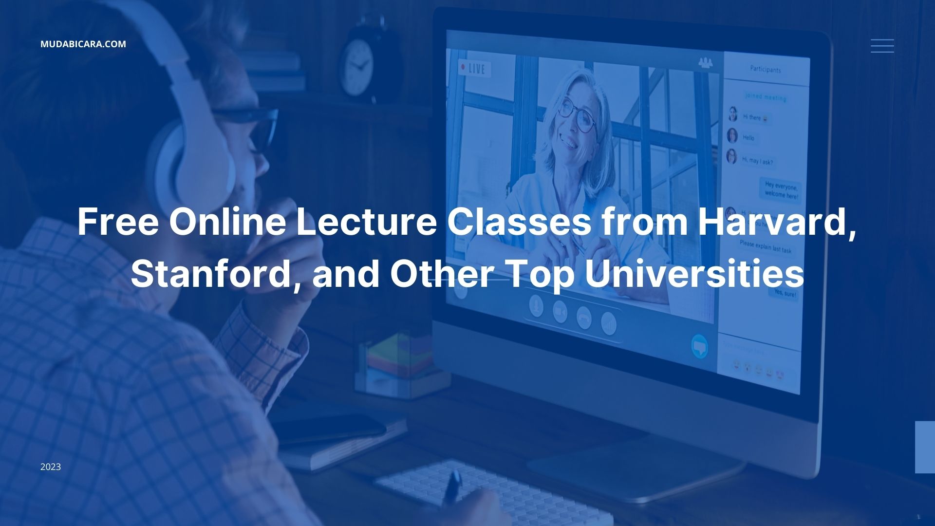 Free Online Lecture Classes from Harvard, Stanford, and Other Top Universities