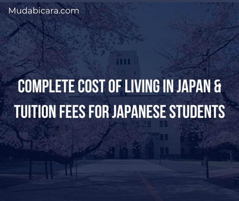 Complete Cost of Living in Japan & Tuition Fees for Japanese Students