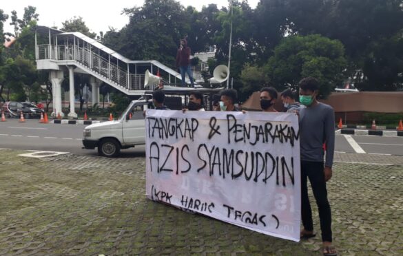KPK Didesak Tangkap Azis Syamsuddin Terkait Suap Jual Beli Jabatan Kota Tanjung Balai
